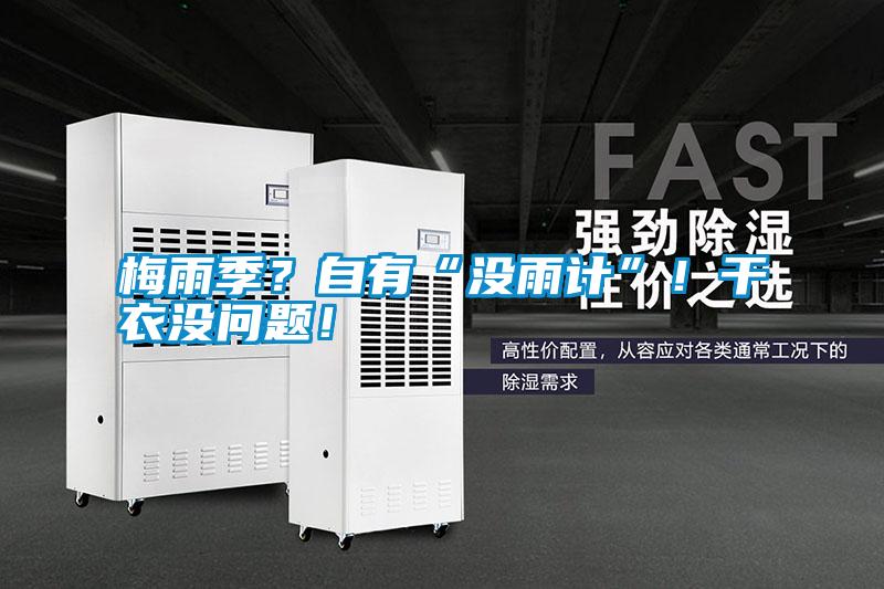 梅雨季？自有“沒雨計”！干衣沒問題！