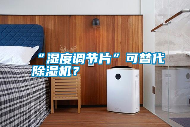 “濕度調節片”可替代除濕機？