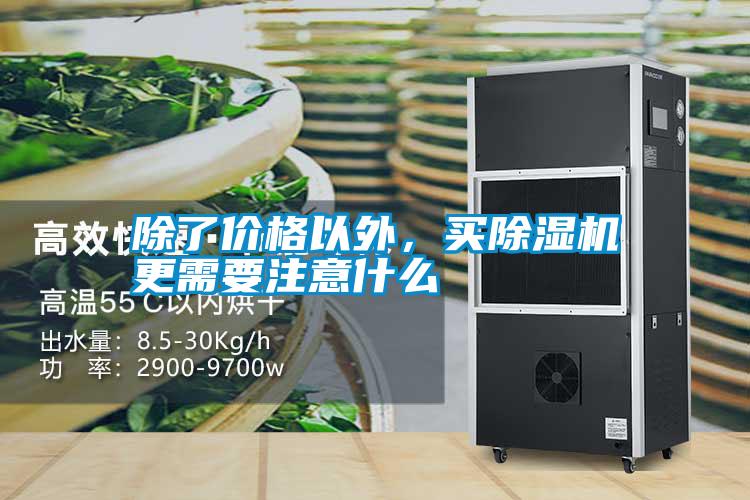 除了價格以外，買除濕機更需要注意什么