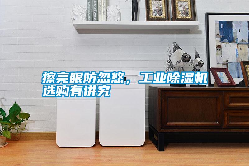 擦亮眼防忽悠，工業除濕機選購有講究
