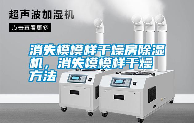 消失模模樣干燥房除濕機，消失模模樣干燥方法
