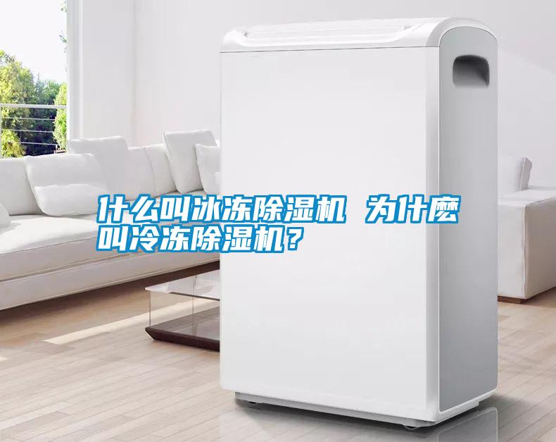 什么叫冰凍除濕機 為什麼叫冷凍除濕機？