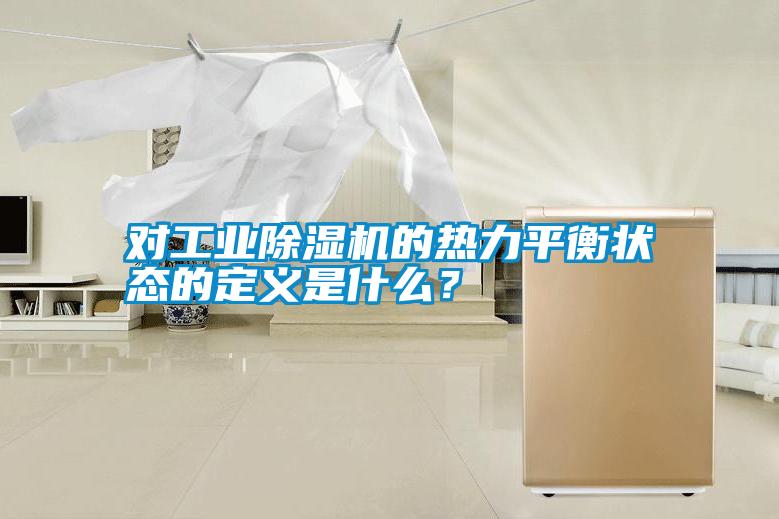 對工業除濕機的熱力平衡狀態的定義是什么？