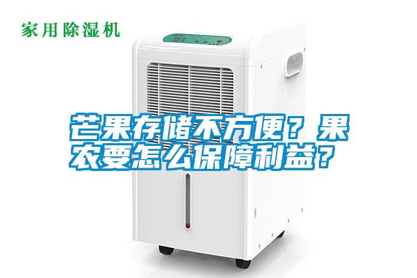 芒果存儲不方便？果農要怎么保障利益？
