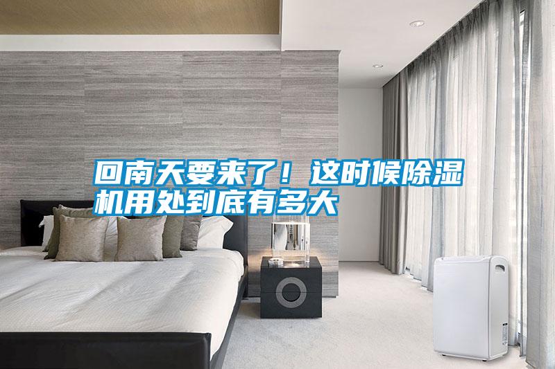 回南天要來了！這時候除濕機用處到底有多大