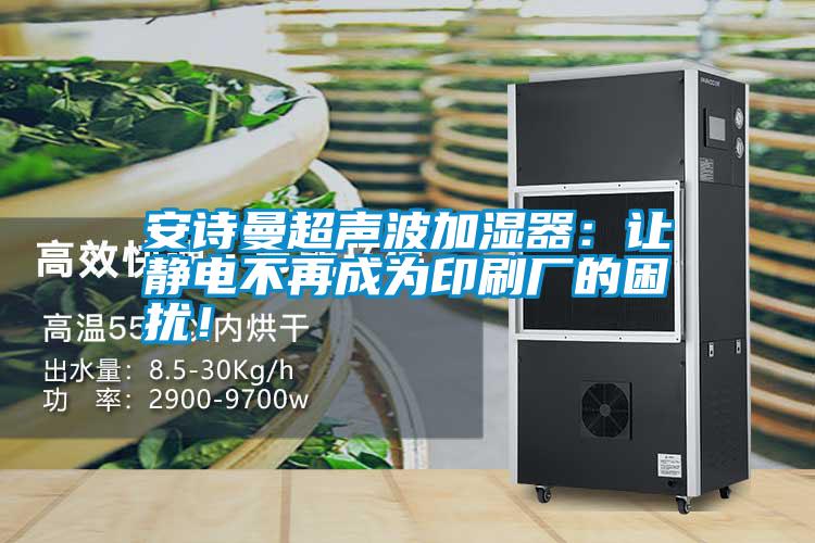 安詩曼超聲波加濕器：讓靜電不再成為印刷廠的困擾！
