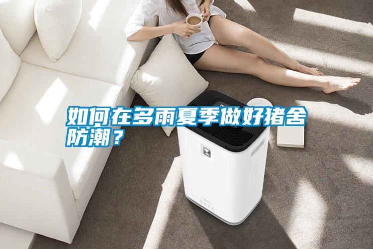 如何在多雨夏季做好豬舍防潮？