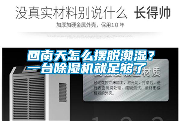 回南天怎么擺脫潮濕？一臺除濕機就足夠了