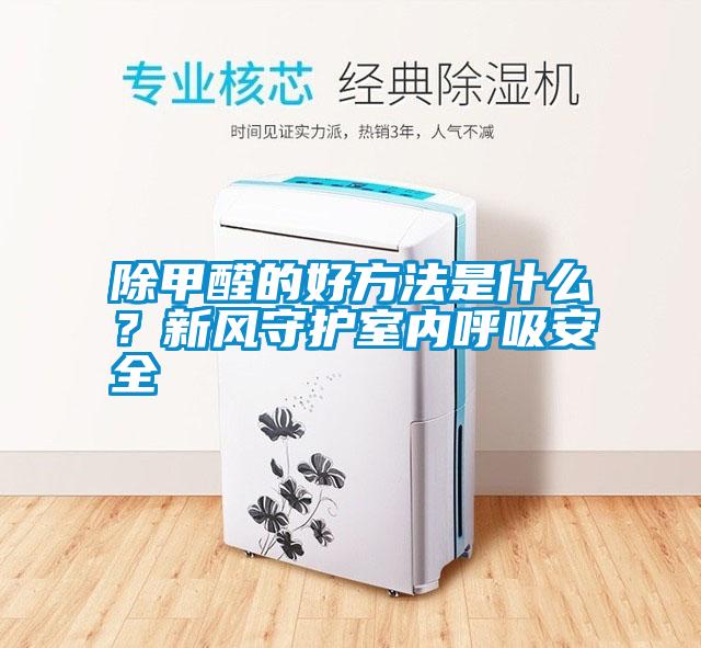 除甲醛的好方法是什么？新風守護室內呼吸安全