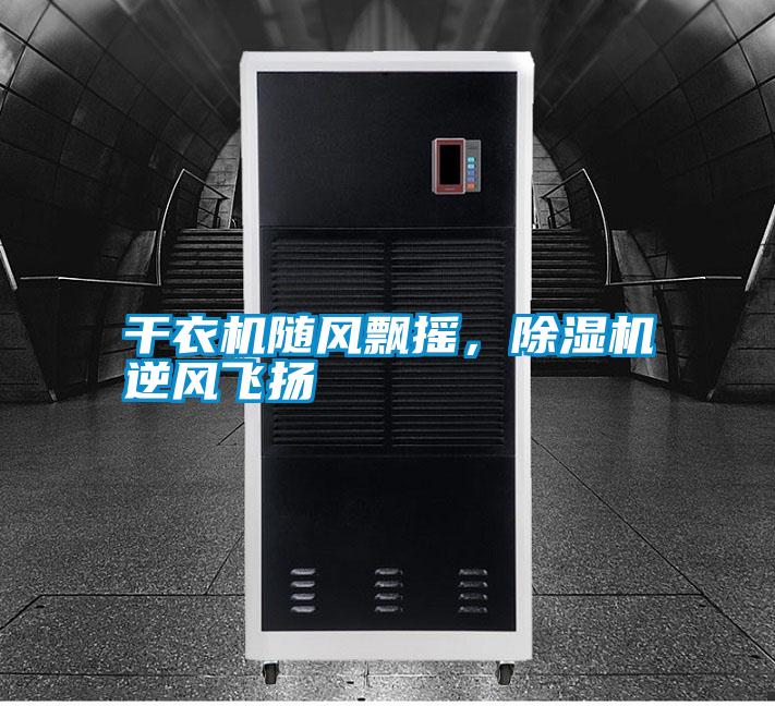 干衣機隨風飄搖，除濕機逆風飛揚