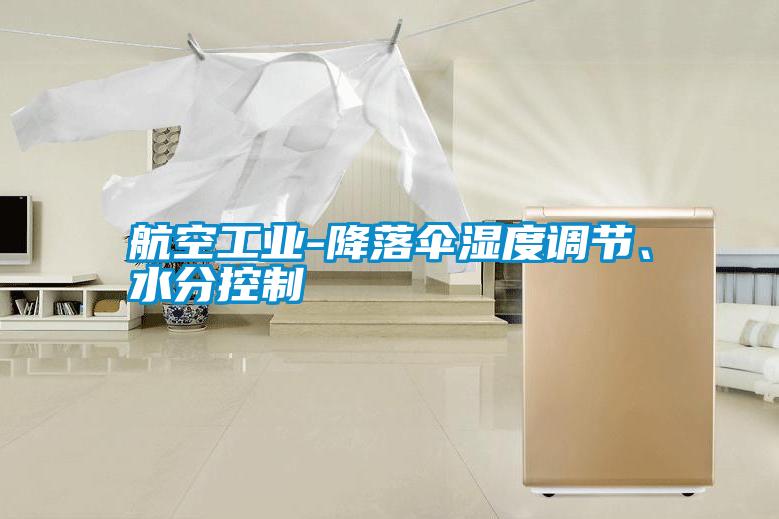 航空工業-降落傘濕度調節、水分控制