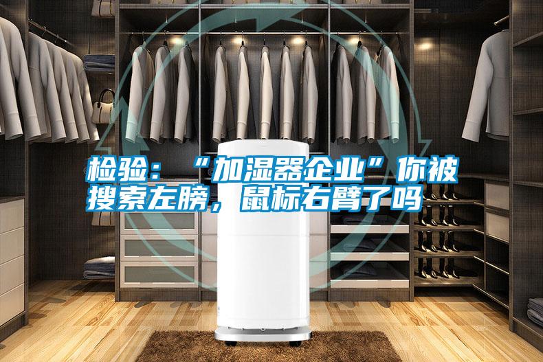 檢驗：“加濕器企業”你被搜索左膀，鼠標右臂了嗎