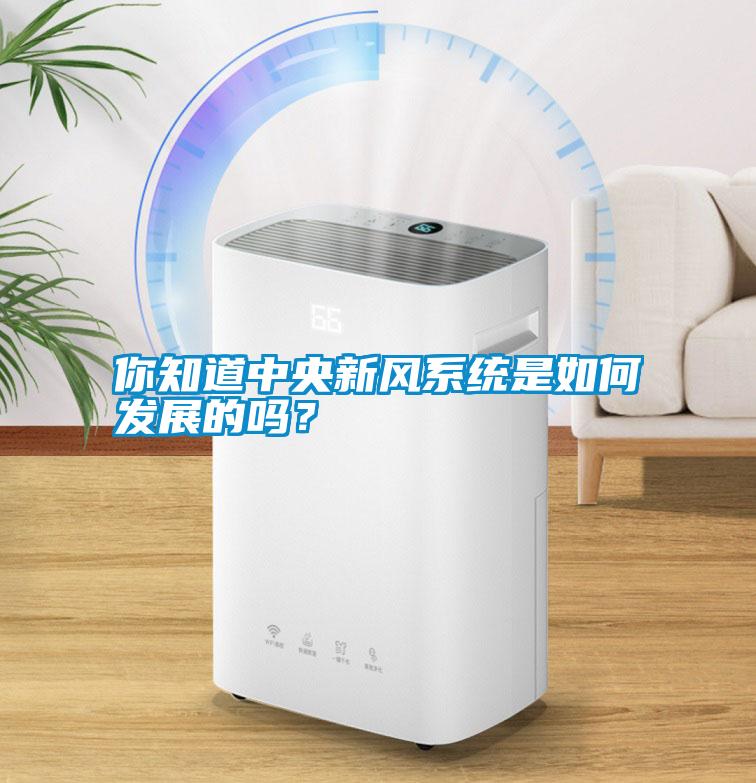 你知道中央新風系統是如何發展的嗎？