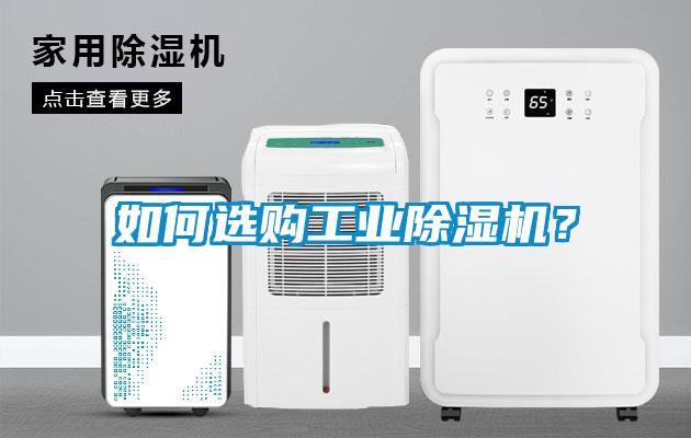 如何選購工業除濕機？