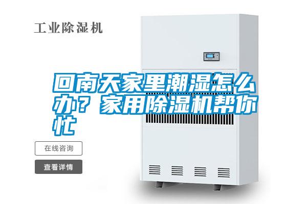 回南天家里潮濕怎么辦？家用除濕機幫你忙