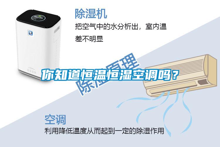 你知道恒溫恒濕空調嗎？