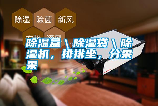 除濕盒＼除濕袋＼除濕機，排排坐，分果果