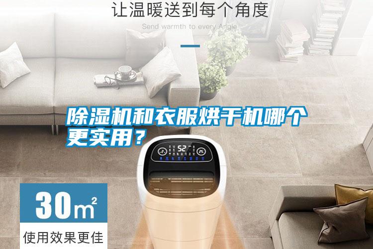 除濕機和衣服烘干機哪個更實用？