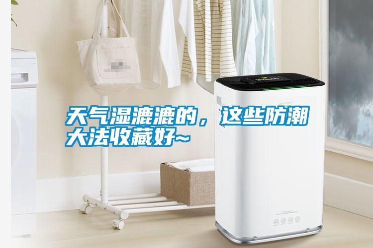 天氣濕漉漉的，這些防潮大法收藏好~