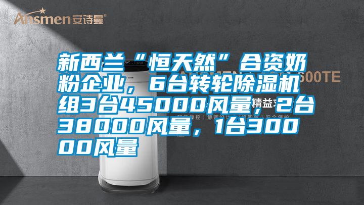新西蘭“恒天然”合資奶粉企業，6臺轉輪除濕機組3臺45000風量，2臺38000風量，1臺30000風量
