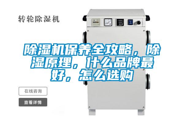 除濕機保養全攻略，除濕原理，什么品牌最好，怎么選購