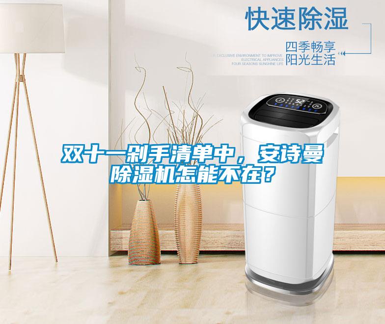 雙十一剁手清單中，安詩曼除濕機怎能不在？