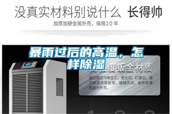 暴雨過后的高溫，怎樣除濕