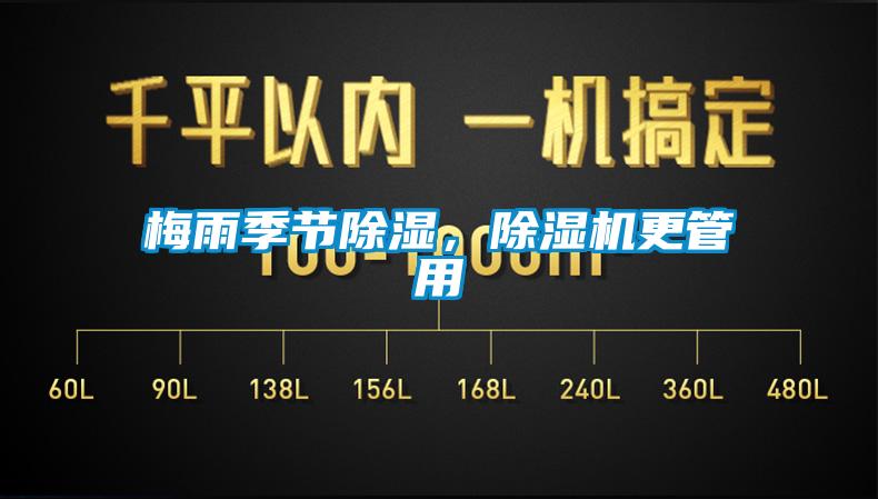 梅雨季節除濕，除濕機更管用
