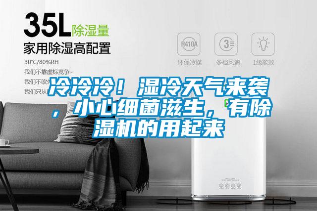 冷冷冷！濕冷天氣來襲，小心細菌滋生，有除濕機的用起來