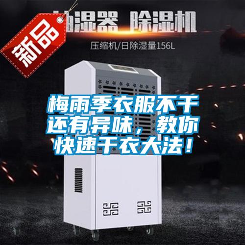 梅雨季衣服不干還有異味，教你快速干衣大法！