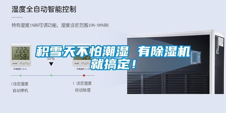積雪天不怕潮濕 有除濕機就搞定！