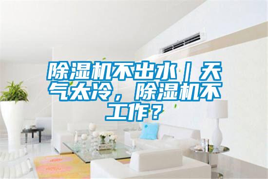 除濕機不出水｜天氣太冷，除濕機不工作？