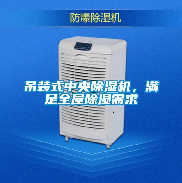 吊裝式中央除濕機，滿足全屋除濕需求