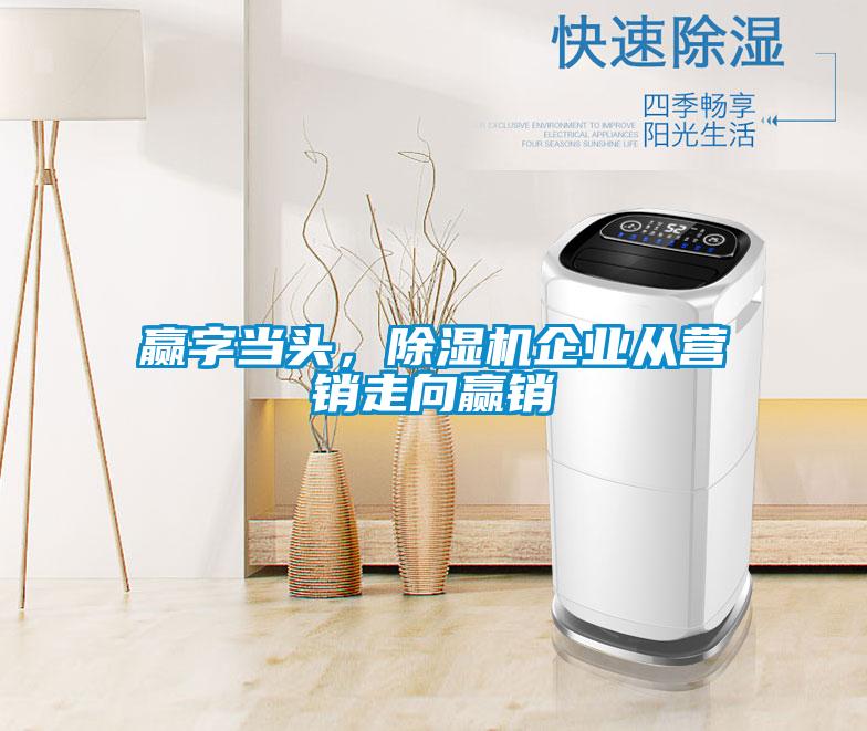 贏字當頭，除濕機企業從營銷走向贏銷