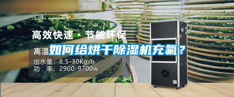 如何給烘干除濕機充氟？