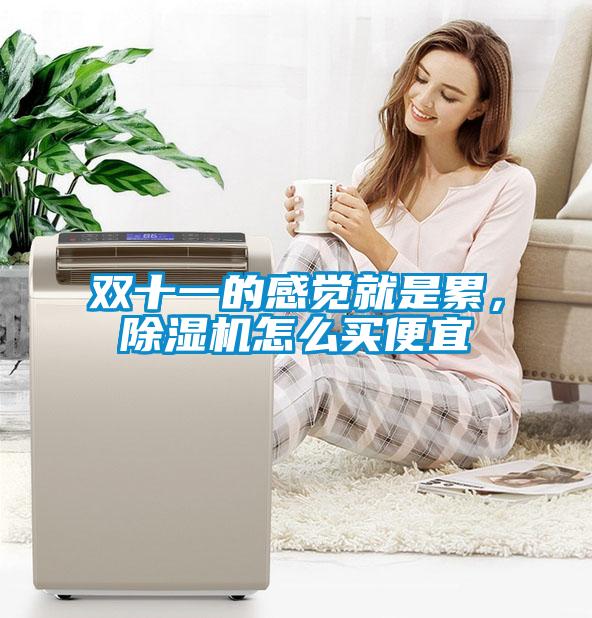 雙十一的感覺就是累，除濕機怎么買便宜