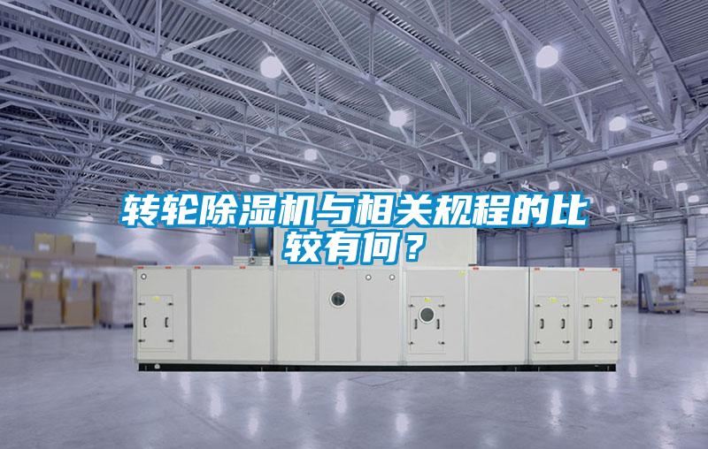 轉輪除濕機與相關規程的比較有何？