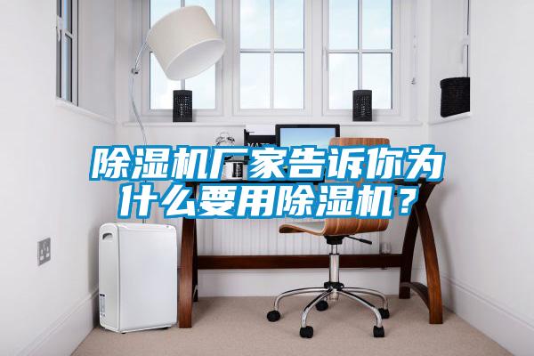 除濕機廠家告訴你為什么要用除濕機？