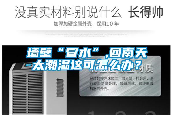 墻壁“冒水”,回南天太潮濕這可怎么辦？