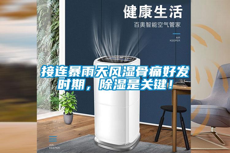 接連暴雨天風濕骨痛好發時期，除濕是關鍵！