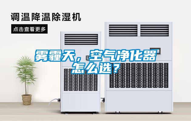 霧霾天，空氣凈化器怎么選？