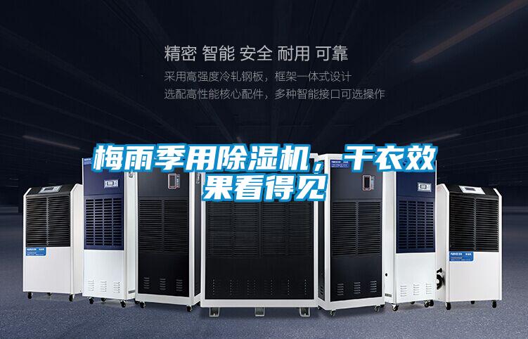 梅雨季用除濕機，干衣效果看得見