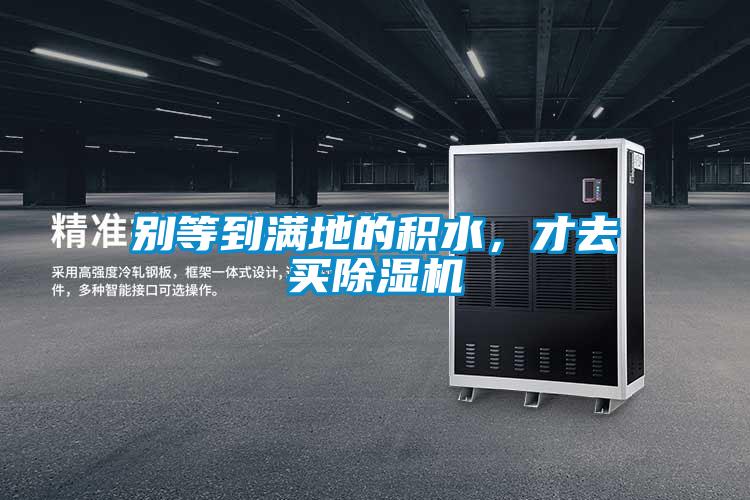 別等到滿地的積水，才去買除濕機