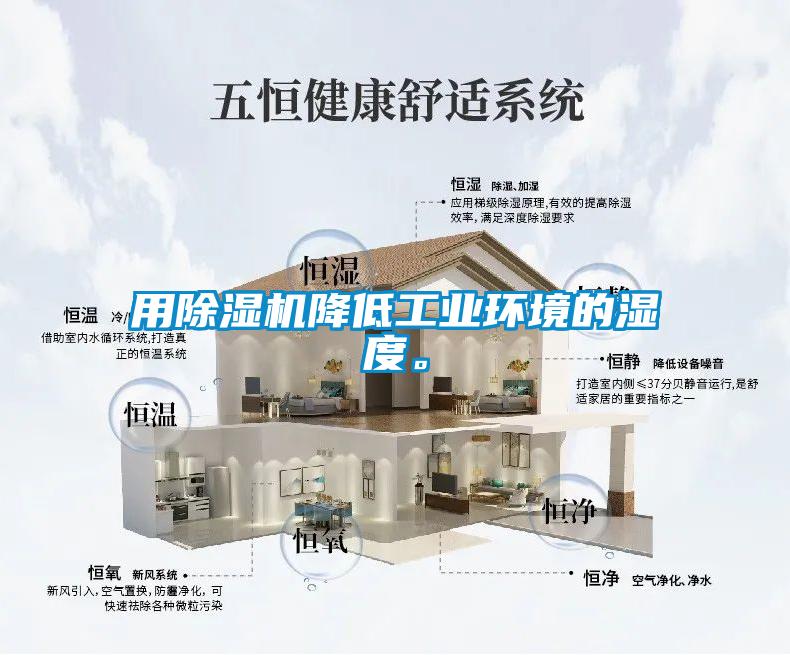 用除濕機降低工業環境的濕度。