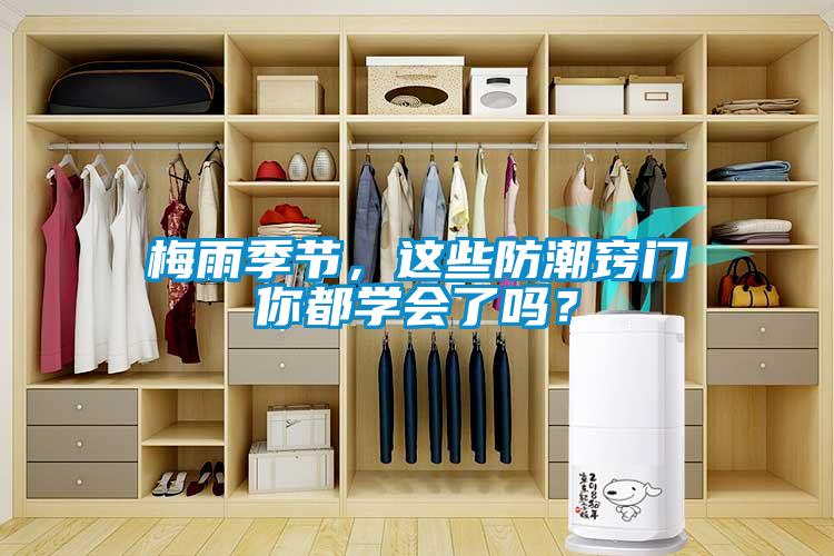 梅雨季節，這些防潮竅門你都學會了嗎？