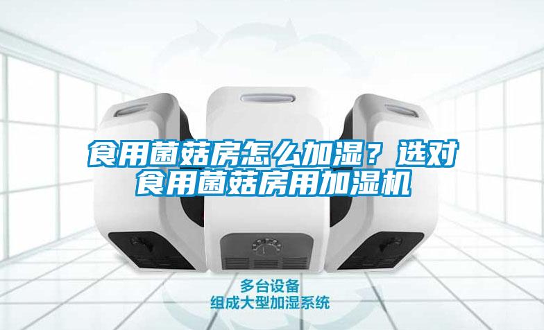 食用菌菇房怎么加濕？選對食用菌菇房用加濕機