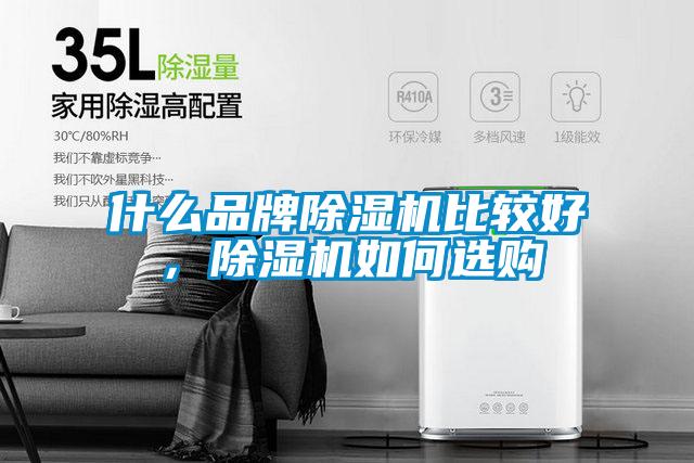什么品牌除濕機比較好，除濕機如何選購