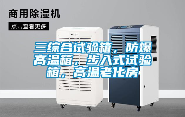 三綜合試驗箱，防爆高溫箱，步入式試驗箱，高溫老化房