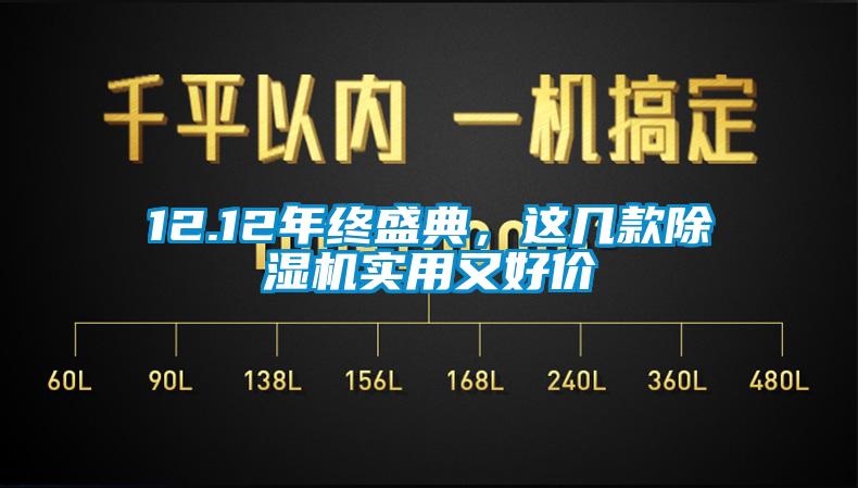 12.12年終盛典，這幾款除濕機實用又好價