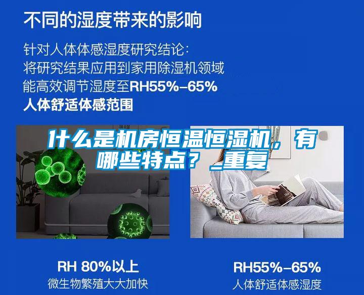 什么是機房恒溫恒濕機，有哪些特點？_重復